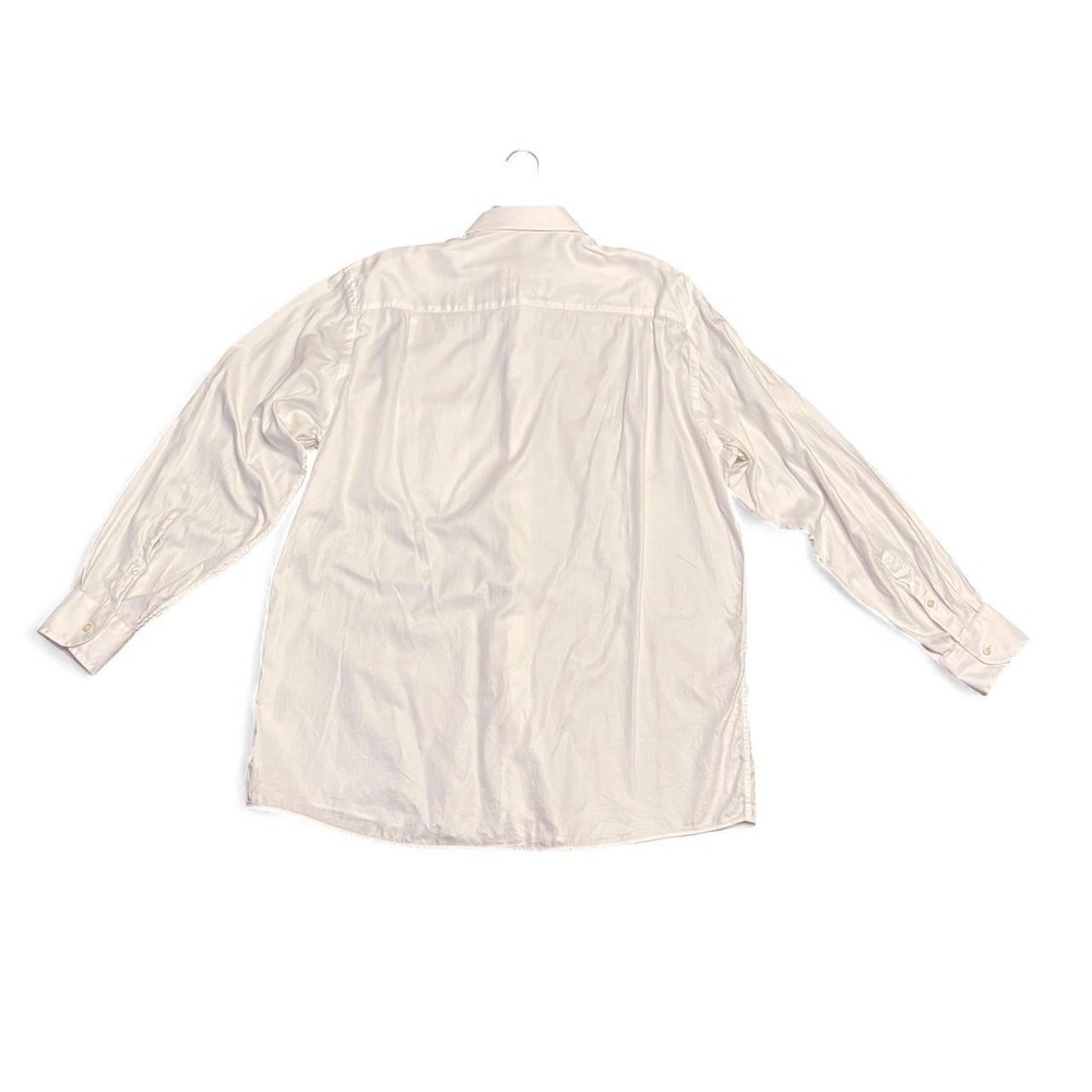 Harry & Sons Men's Size 17 34/35  XL Old Money White Dress Shirt Made in Italy. - Picture 5 of 8